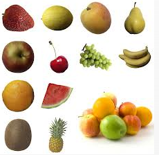 Fruits in groups